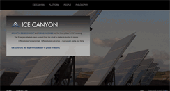 Desktop Screenshot of icecanyon.com